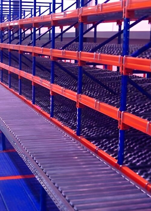 carton flow racking systems UAE by Souk Stores